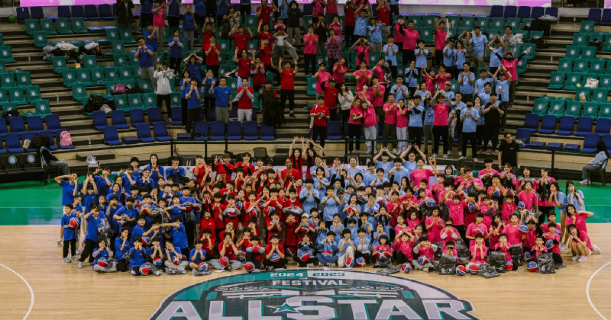 WKBL 올스타, 3일 부산 지역 초등학생들과 W-페스티벌 참가