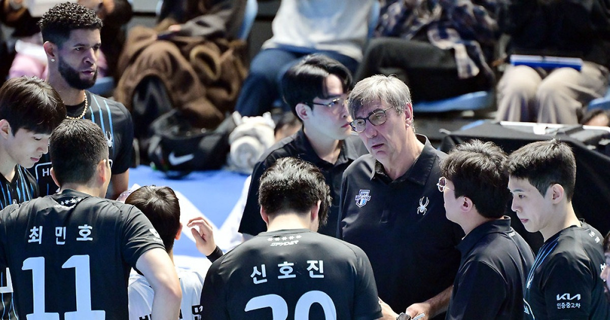 기술의 배구가 피지컬 배구 이겼다…대한항공 상대 완승, 사령탑도 대만족 [인천 현장]