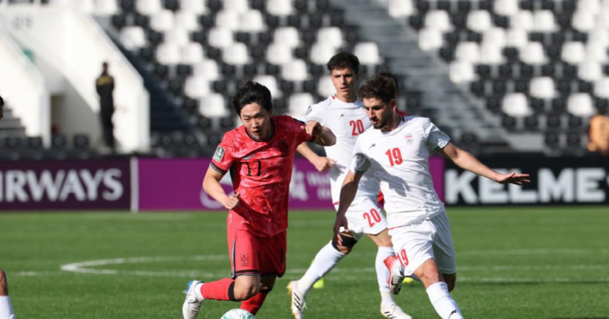 [전반리뷰]"초비상!" '제2 박지성' 강상윤 쓰러졌다…'김태원 득점 취소' 韓 U-23, 이란과 0-0 전반 종료