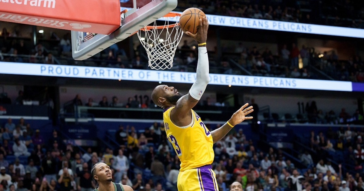 제임스＋돈치치 쌍포 60점 폭발…NBA 레이커스 3연승 행진