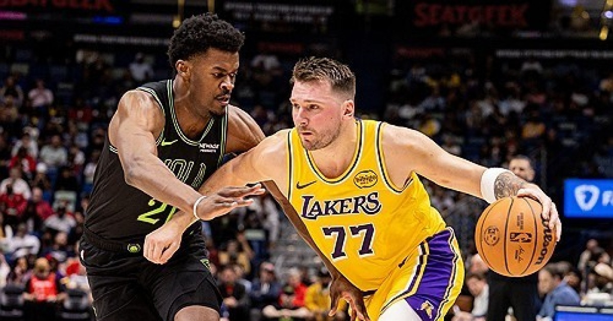 돈치치 트리플더블도 소용없었다···르브론 결장한 LAL, SAS에 패하며 4연승 좌절