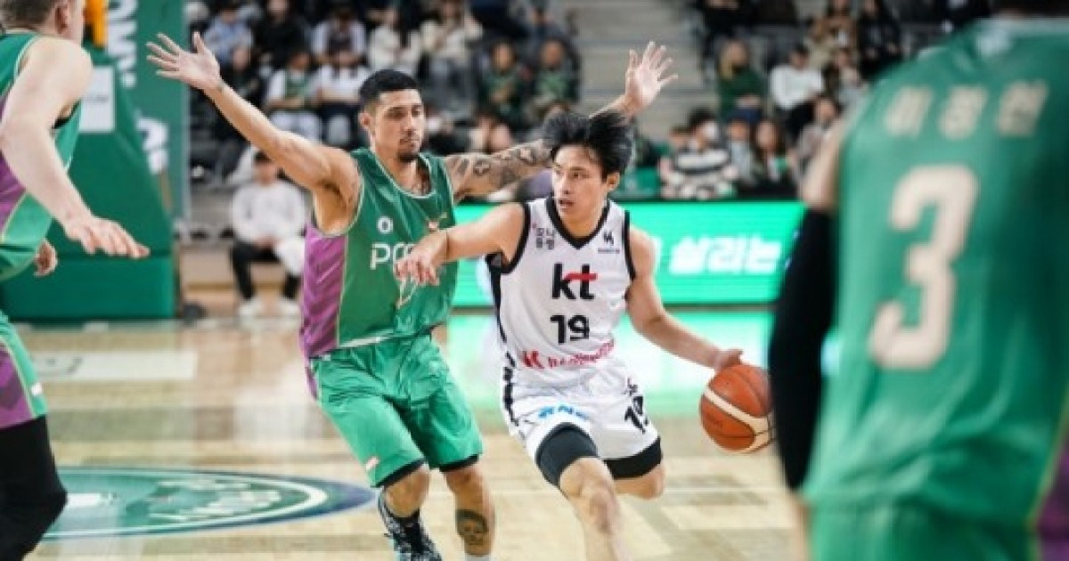 DB, 부상 악재 겹친 kt 2점 차 진땀승...6연승 질주로 공동 2위 도약