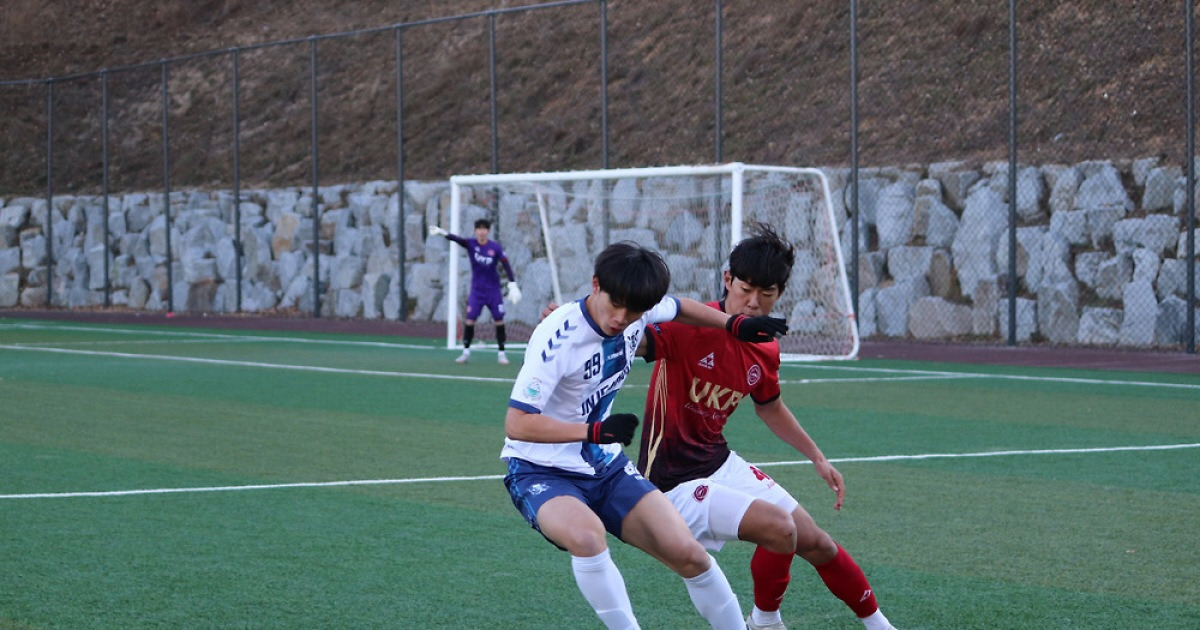 [대학축구]'2025년 4관왕' 단국대, 2026년 첫 경기에선 호남대와 2-2 무승부