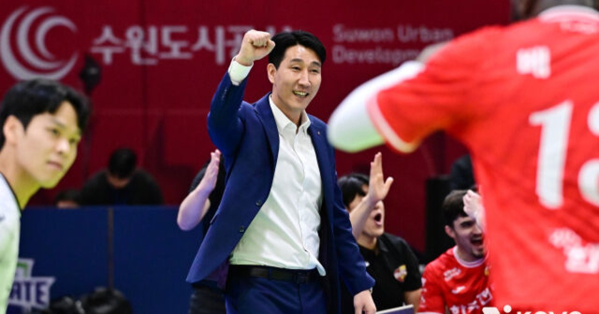 '승승패승승' 한국전력, 오늘 이기면 2위도 꿈이 아닌데…감독 침착했다 삼성화재 만나 늘 어려운 경기했다 [MD대전]