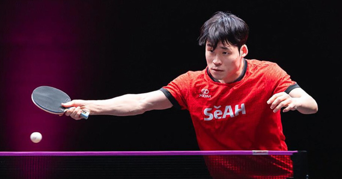 ‘간판’ 장우진, 탁구 WTT 챔피언스 준우승…중국은 ‘노 골드’