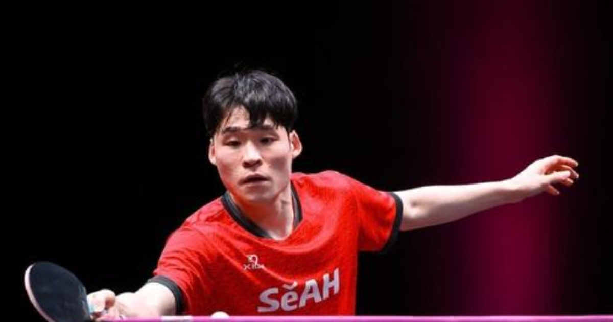 '中 세계 2위 꺾었다' 장우진, WTT 챔피언스 韓 2번째 결승…사상 첫 우승은 무산