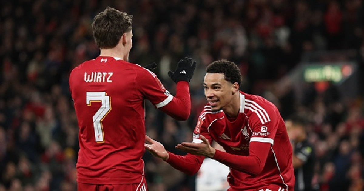 '후반전 비르츠-에키티케 연속골' 리버풀, 반슬리에 4-1 완승…FA컵 4라운드 진출