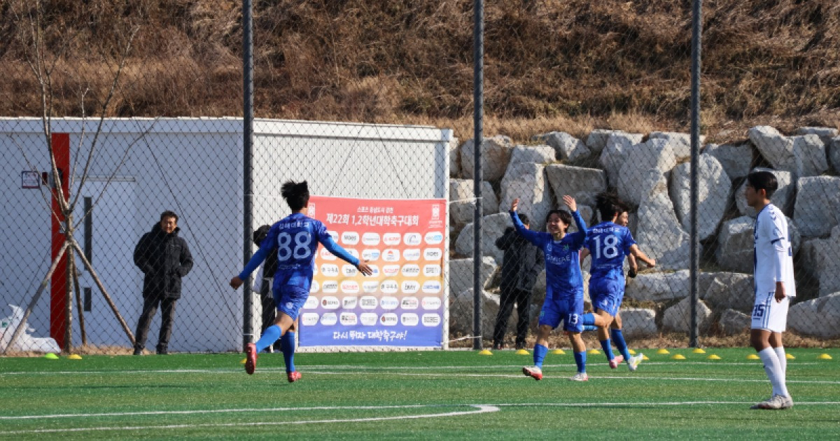 ‘4관왕’ 박종관 감독의 단국대, 홈팀 김천대 3-0 완파…16강 진출