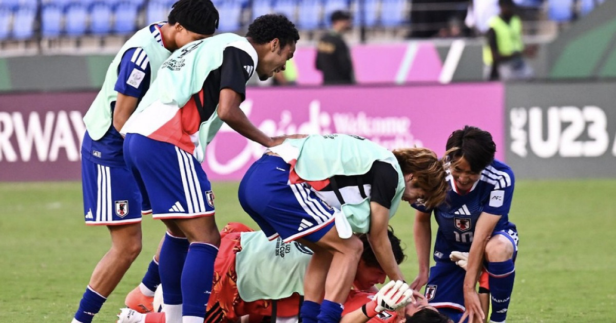 일본의 4강 선착 관련 보도 이미지