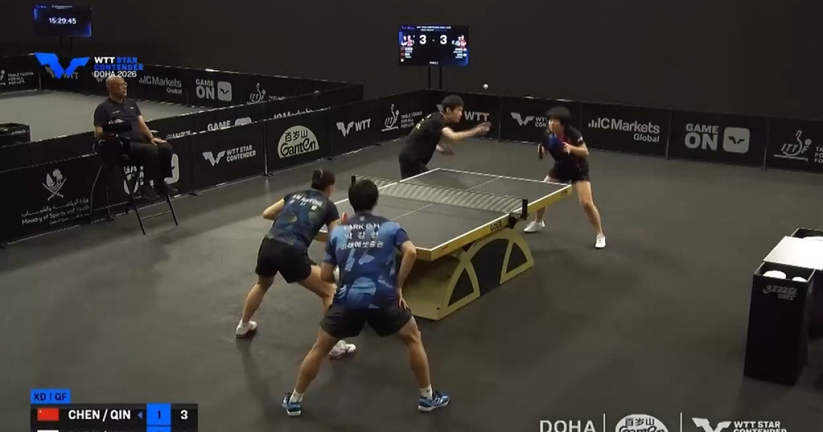 혼합복식 박강현-김나영, WTT 도하 준결승…임종훈-신유빈은 탈락