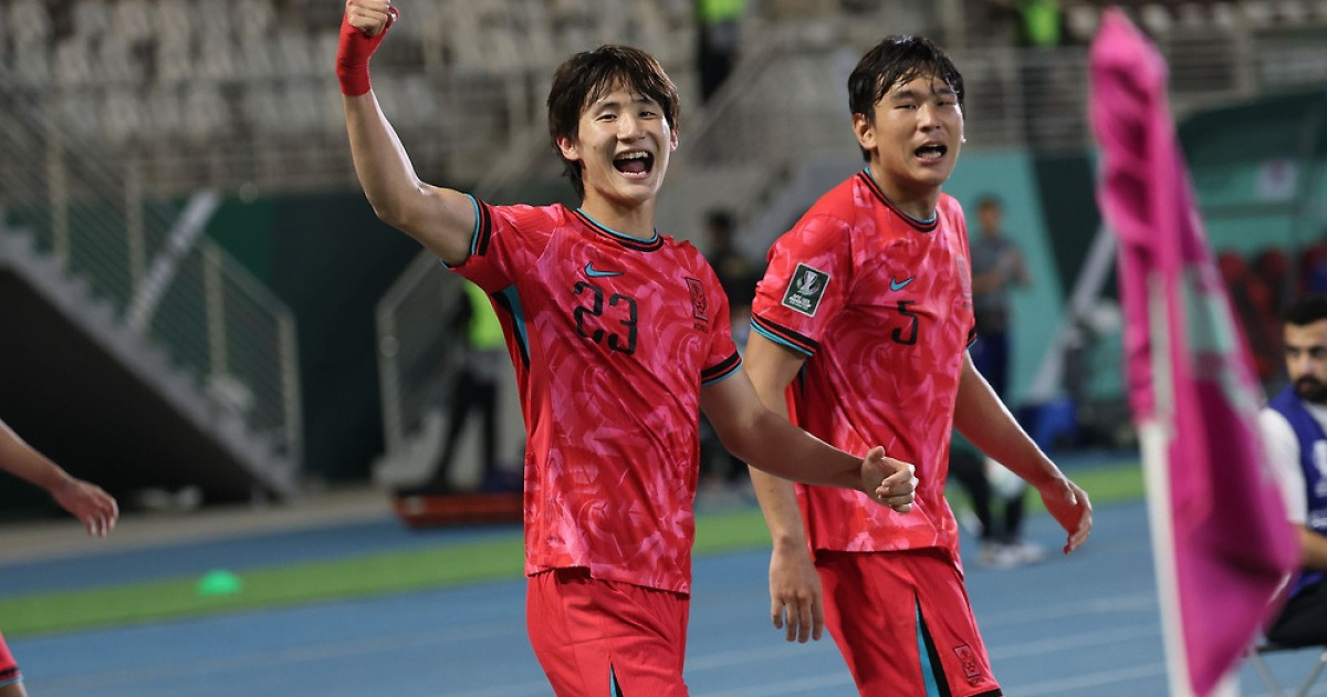 이민성호, 호주 꺾고 U-23 아시안컵 4강행...한일전 성사