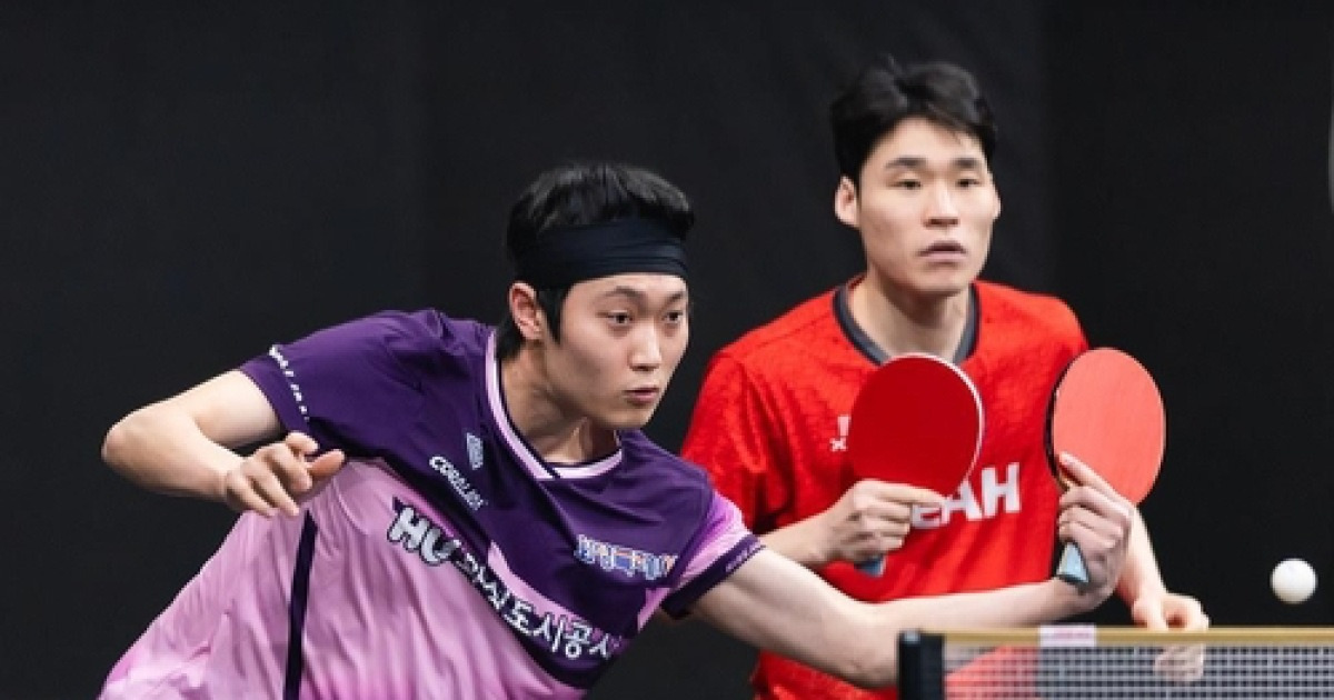 韓 탁구 새해 첫 쾌거…장우진-조대성 콤비, 中 넘고 WTT 우승