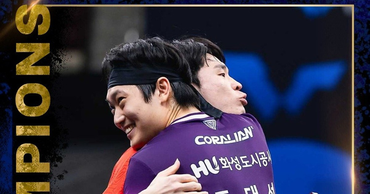 탁구 복식 이번엔 장우진-조대성, 中 연파 우승