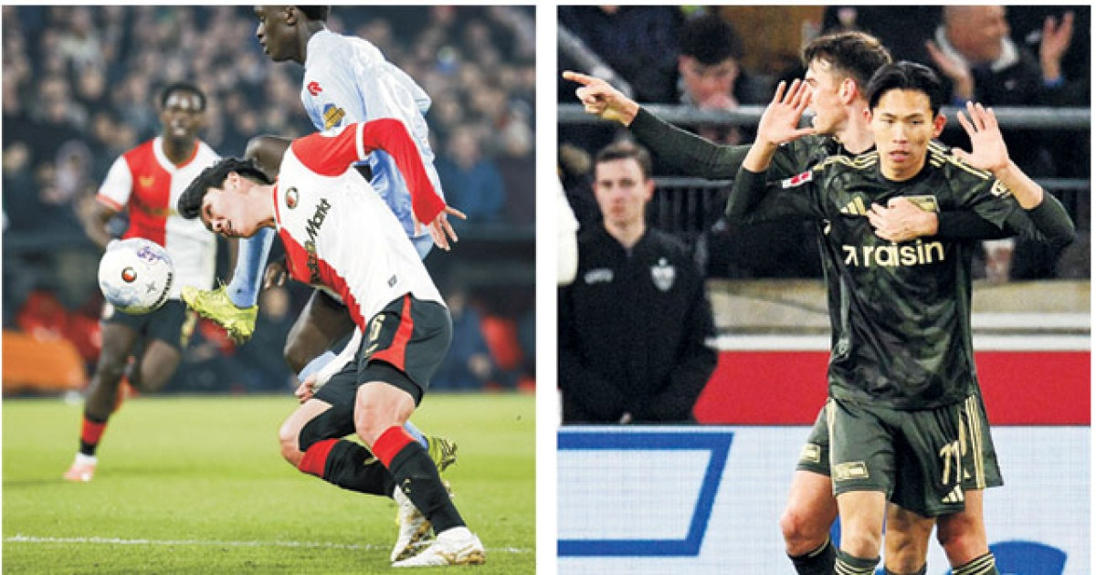 날았다, 코리안 듀오… 인범은 복귀골, 우영은 동점골