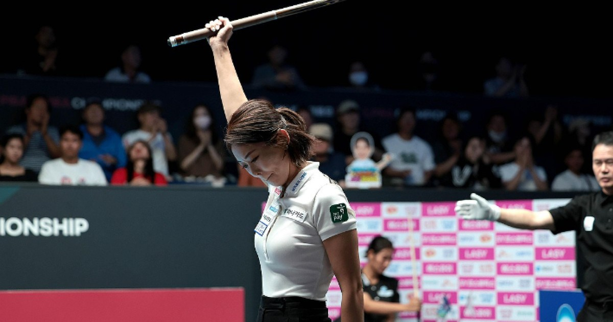 '당구 여제가 끝냈다' 하나카드, 웰컴에 업셋하며 파이널행…1위 SK렌터카와 역대 최초 2회 우승 놓고 격돌