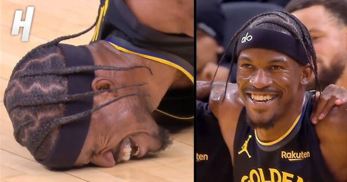 하늘도 무심하지! '금강불괴' 지미 버틀러, ACL 파열로 시즌 아웃...골스 PO 진출 물건너가나