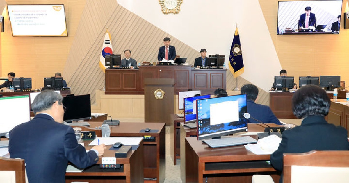 삼척시의회, 임시회 본회의 개최…2026년 시정 업무보고