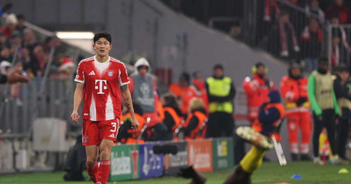 2-0 승리에도 최하 평점…독일 언론, 불필요했다 김민재 퇴장에 냉정→최저 평점 부여