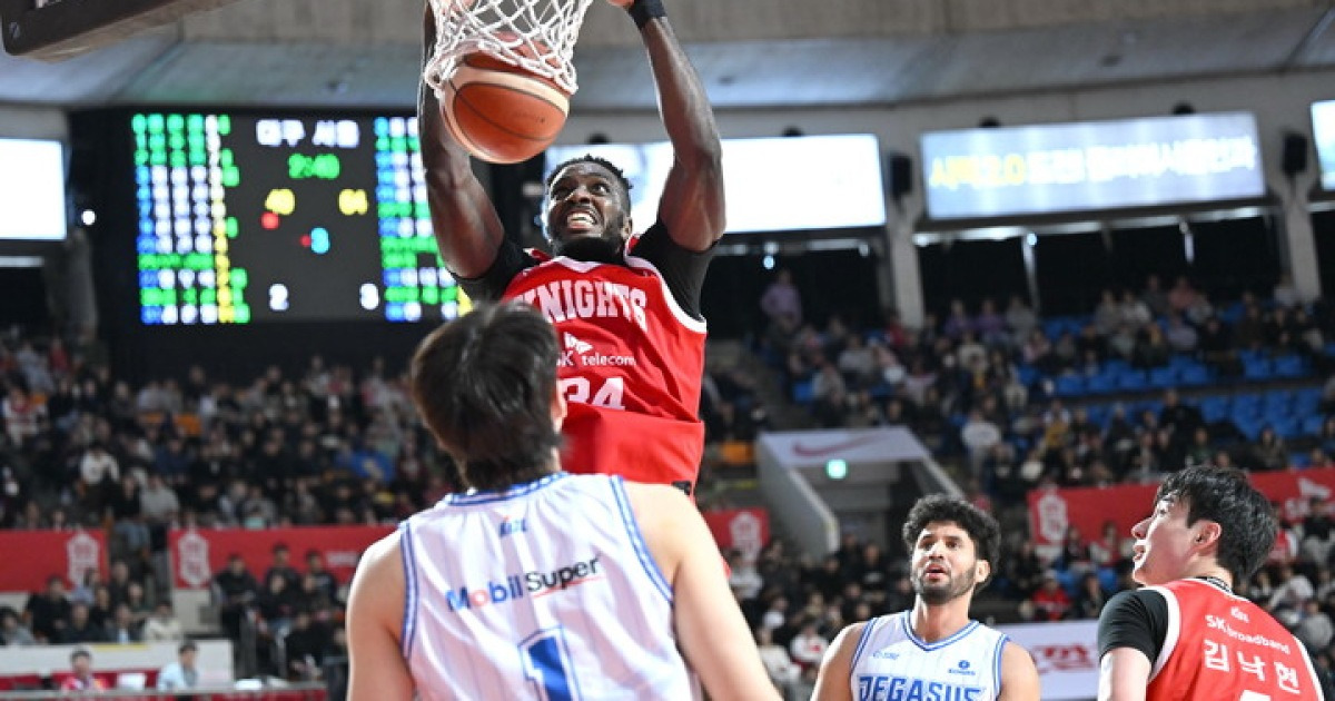 '워니 트리플더블' SK, 한국가스공사 누르고 20승 달성...현대모비스는 DB 꺾고 3연승