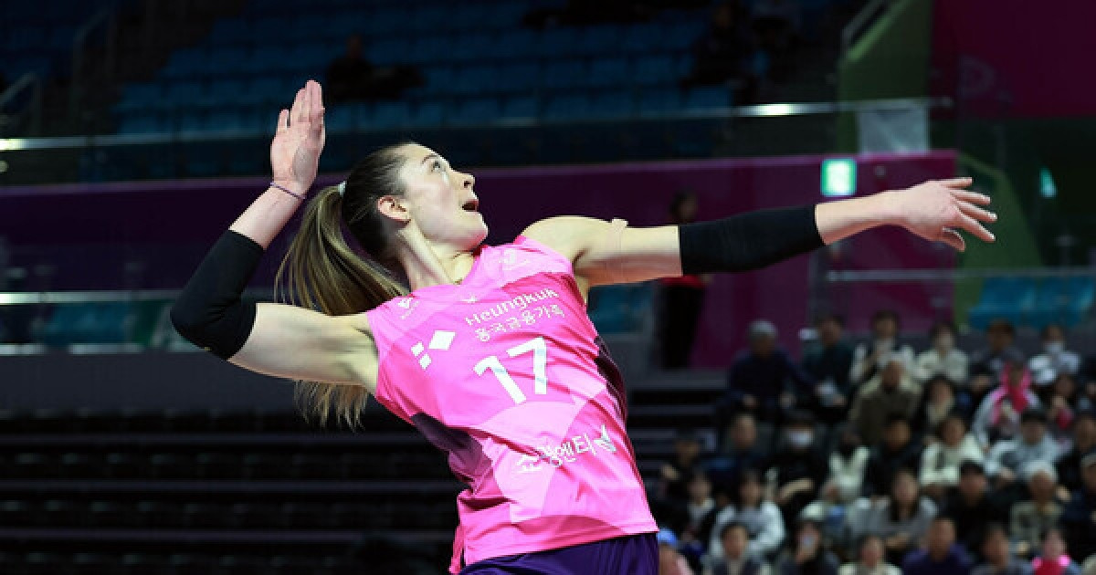 흥국생명 레베카, 4라운드 MVP 선정 개인 첫 수상....레오, 최다 MVP 수상 기록 세워