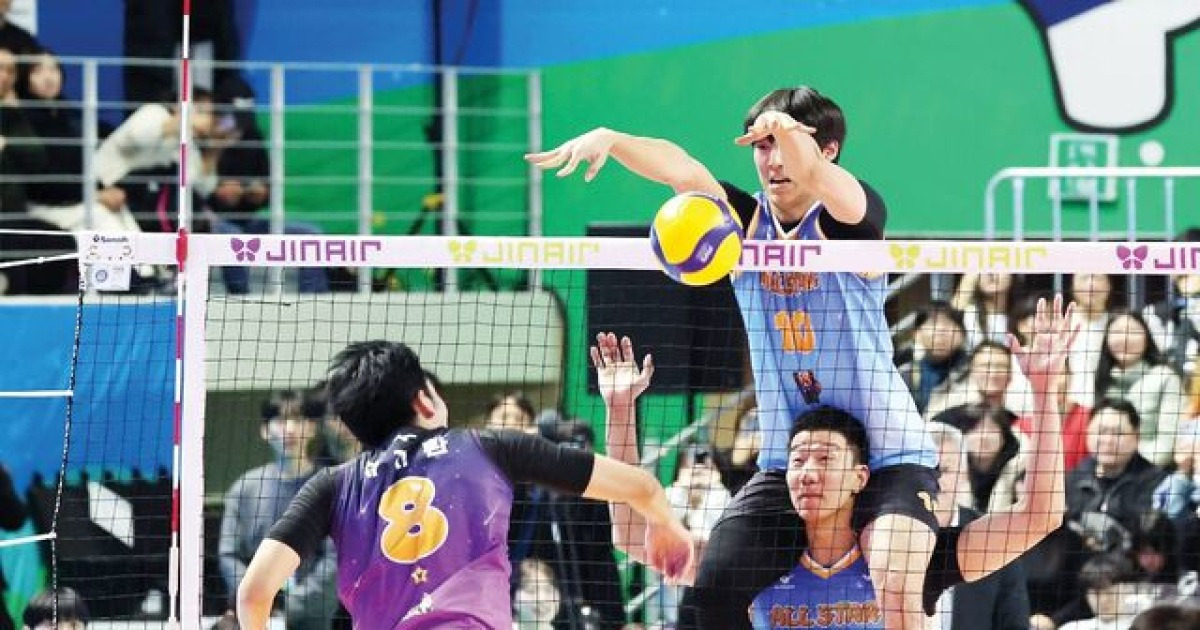 V리그 올스타전 가장 빛난 별은 김우진·양효진