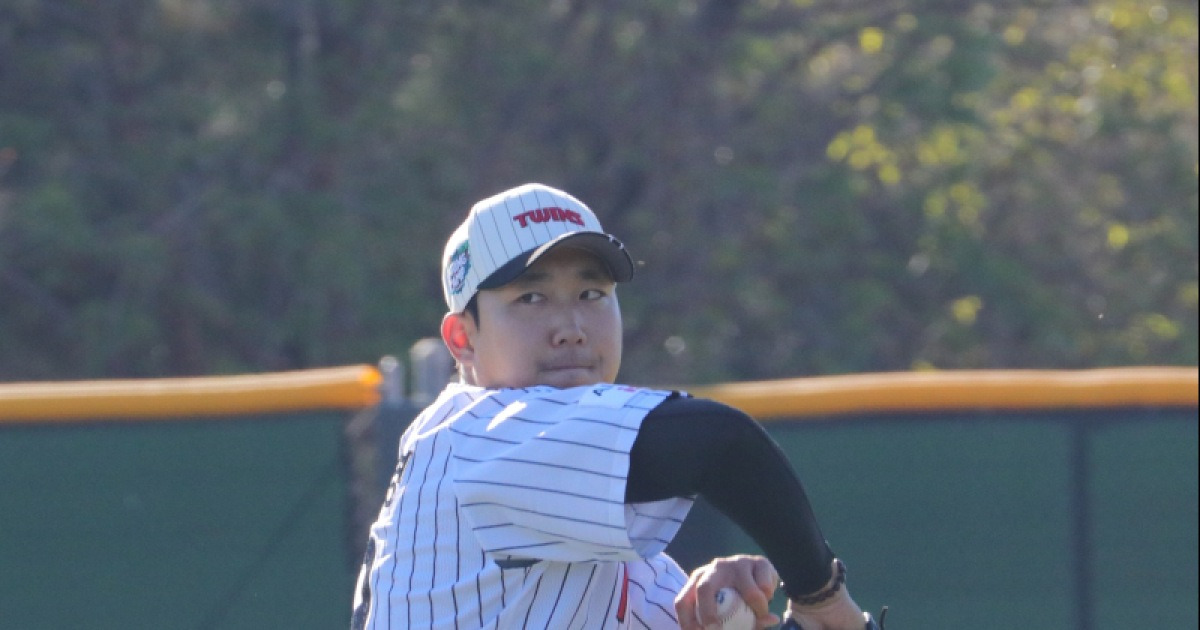 3~4㎞ 더 나와, 2주 빠른 페이스 손주영 컨디션에 '류지현호' 웃다