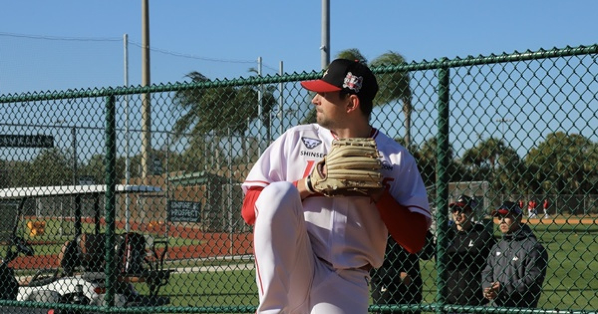 SSG 베니지아노, 첫 불펜 피칭 실시…투구 내용 만족…이지영과 합 잘 맞아