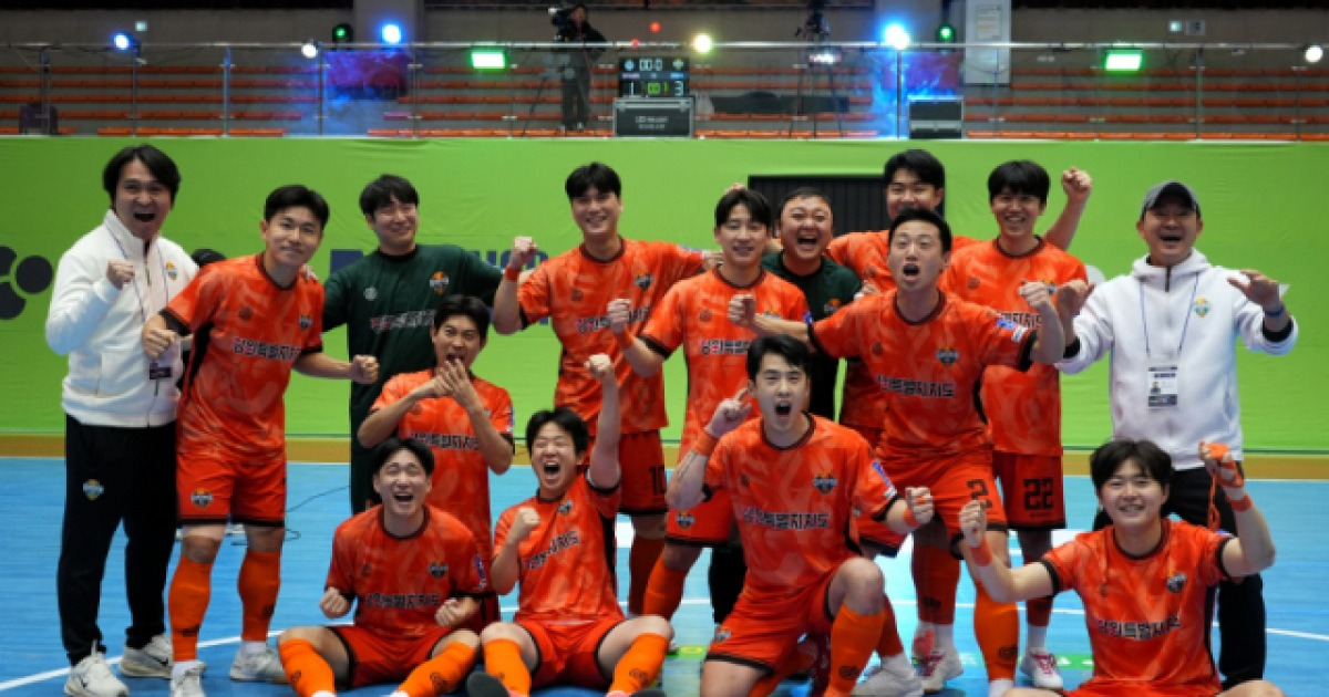 선두만 남았다…강원FS, 내달 8일 FK리그 노원 상대