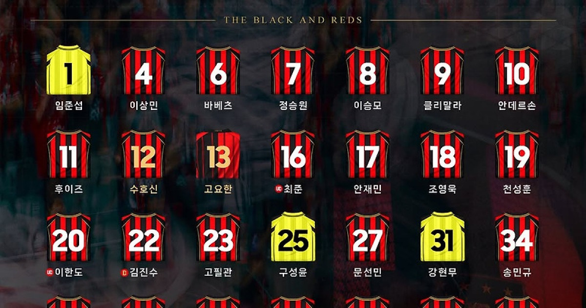[오피셜] '송민규 34번·안데르손 10번' FC서울 새 시즌 등번호 발표