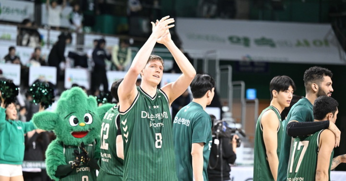 '엘런슨 40득점 폭격' DB, 2차 연장 끝 한국가스공사에 신승...공동 2위 등극