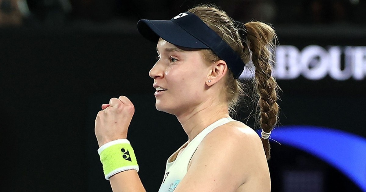 리바키나, 1위 사발렌카 물리치고 호주오픈 테니스 첫 우승