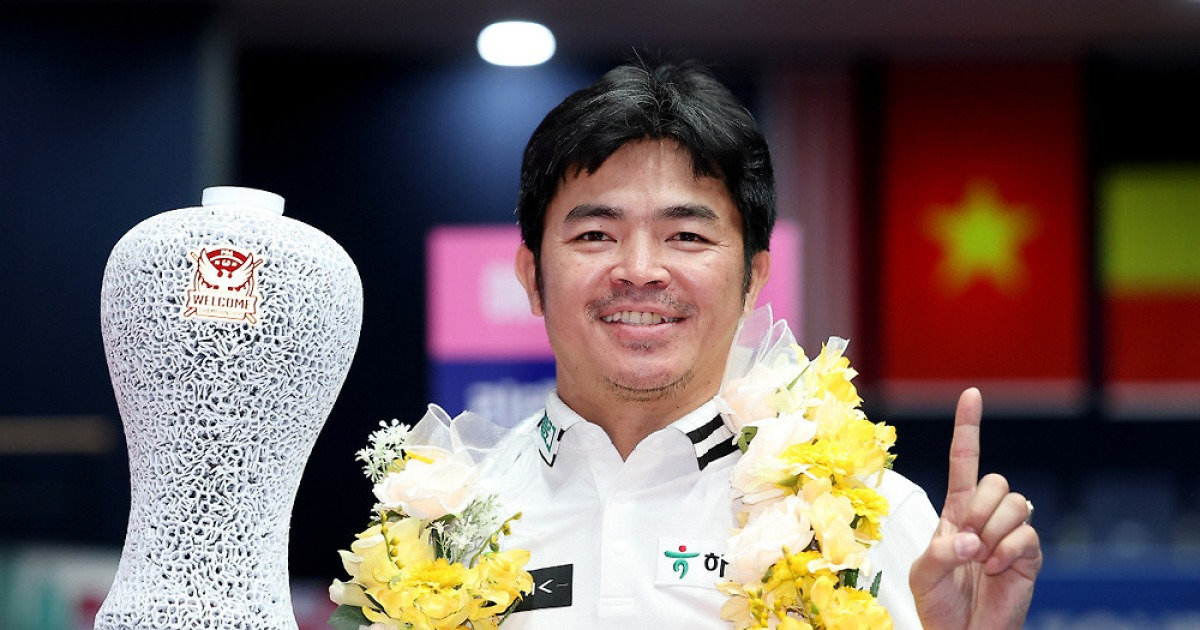 '베트남 특급' 응우옌, '3연패 도전' 산체스 꺾고 데뷔 4년 만에 PBA '첫 정상'