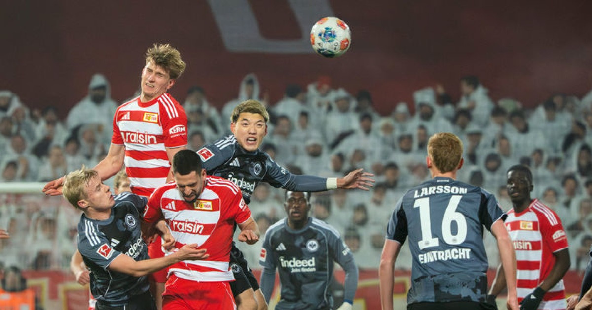 '정우영 71분' 우니온 베를린, 프랑크푸르트와 1-1 무승부