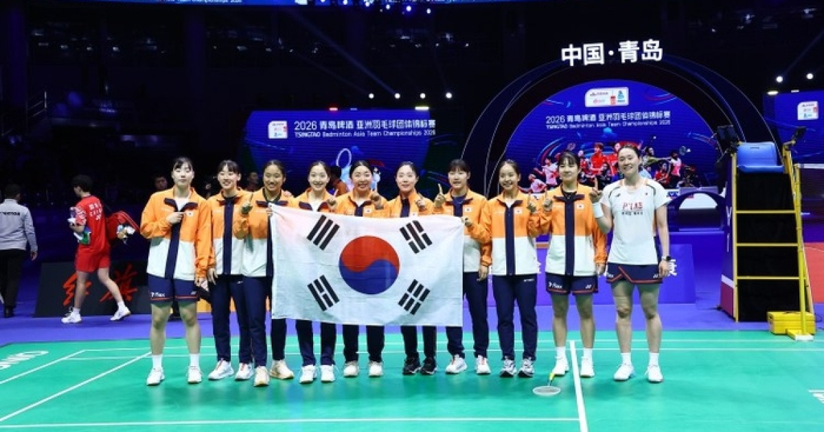 안세영 우승 ‘하나 더 추가’…한국 女배드민턴, 아시아단체선수권 사상 첫 ‘정상 등극’