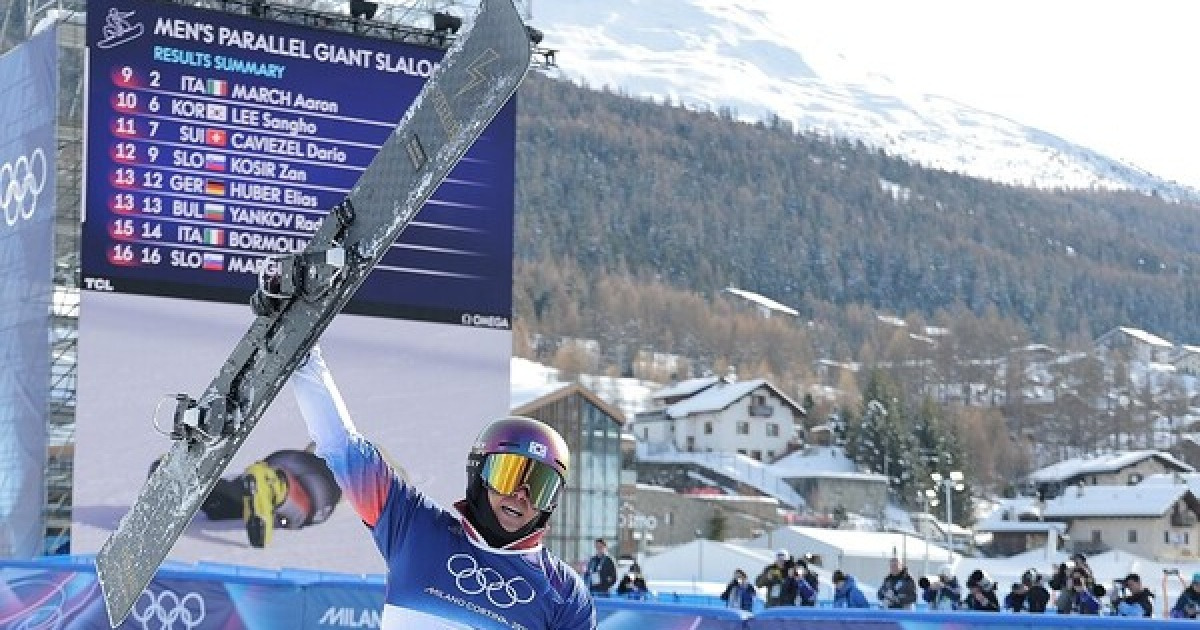 반칙 아니야?… '대이변' 김상겸, '음모론' 넘고 영화같은 은메달[밀라노 핫이슈]