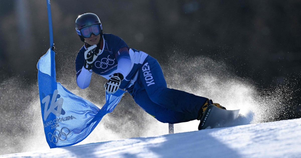 [2026 밀라노] 스노보드 김상겸, 평행대회전 은메달→한국 400번째 메달 주인공