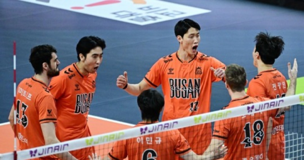 OK저축은행, 삼성화재 3-0 셧아웃 승…KB 제치고 4위 도약