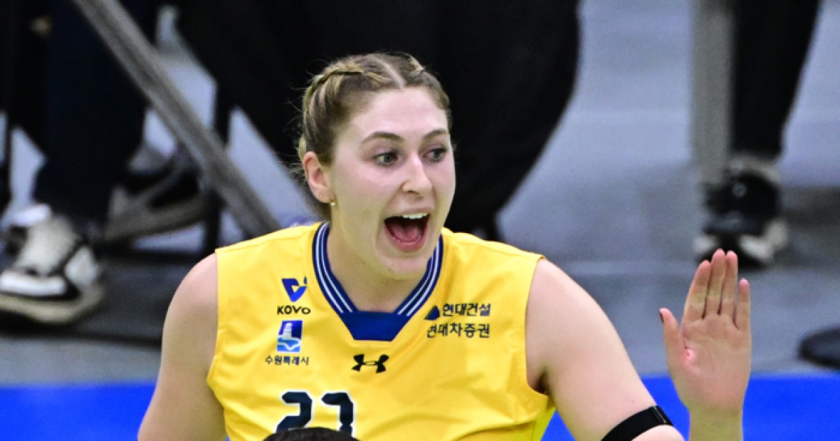 오늘은 ‘실바급 존재감’ 카리 개인 최다 36득점 미친 활약…현대건설, 흥국생명 잡고 2위 탈환[현장리뷰]