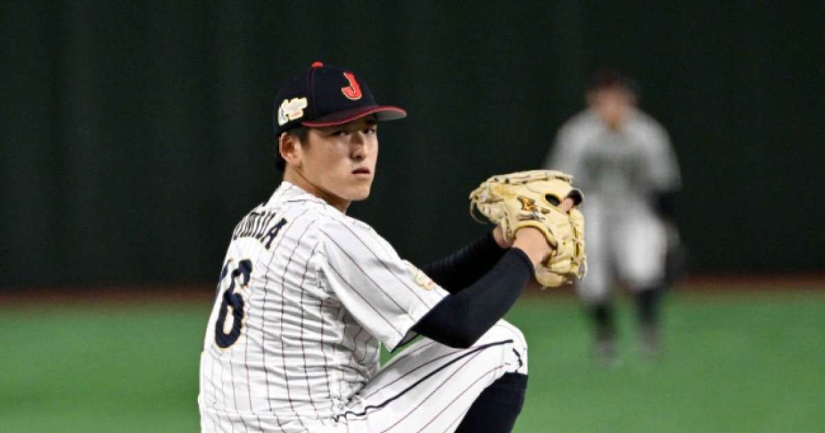 '7이닝 77구→3안타 7K 무득점' 악몽의 그 투수, WBC 한국전 또 나서나…부상 대체 선수 급부상