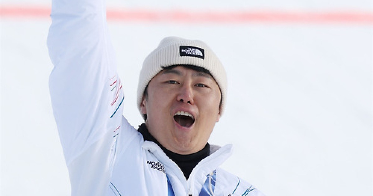 김상겸, 스노보드 평행대회전서 깜짝 은... 한국 선수단 첫 메달