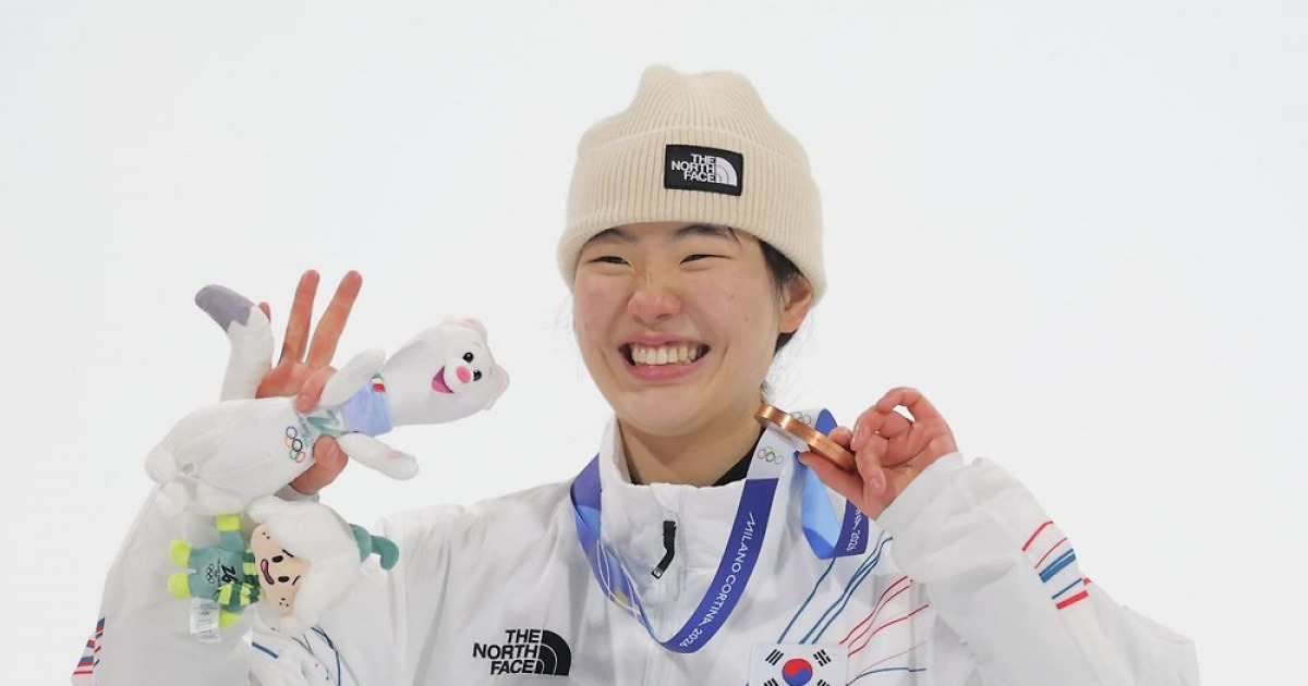 한국 고교생 막내 유승은 銅, 올림픽 빅에어 최초 메달