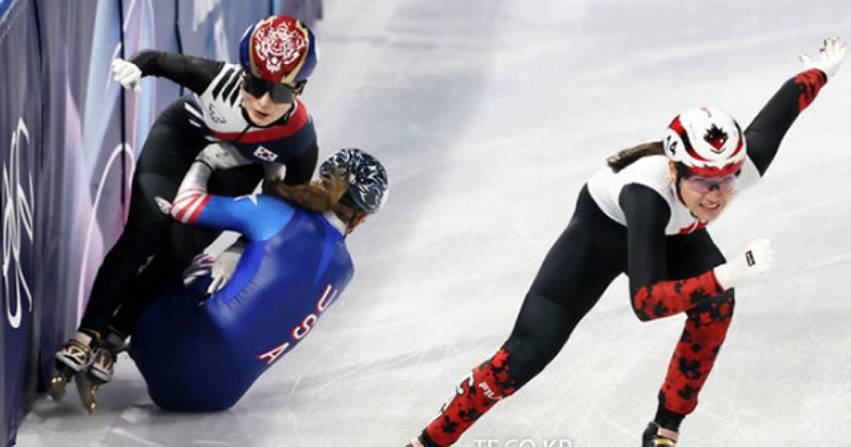 [동계올림픽] 쇼트트랙 김길리, 미국과 '불운의 충돌'