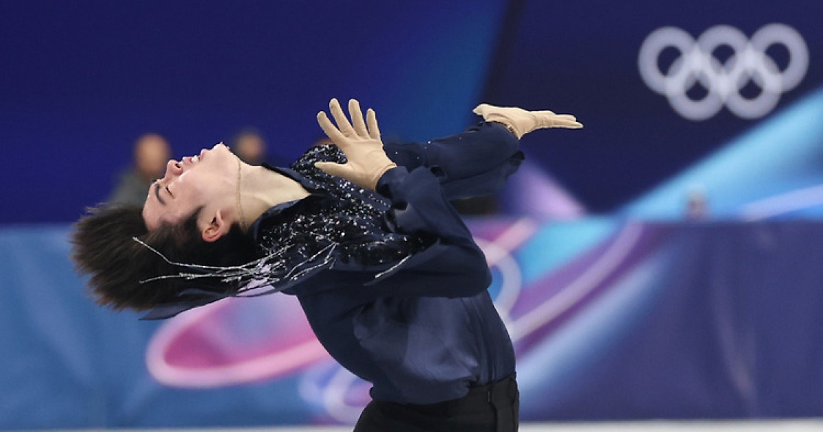 완벽했던 쇼트…차준환, 시즌 최고점으로 메달 도전 청신호 [밀라노 동계올림픽]