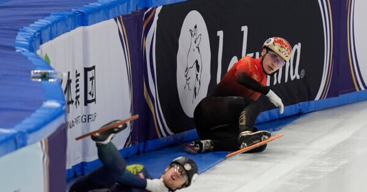 '끔찍한 사고' 中선수 스케이트 날에 목 베였던 호주 스케이터, 생명 위협 딛고 올림픽 섰지만...1000m 예선 탈락 "부모님 실망시킨 것 같아 마음 아파"