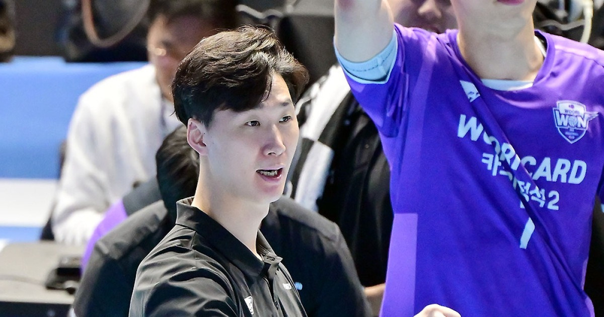 불붙은 우리카드, 대한항공 녹였다!…"앞으로 더 활활 탔으면 좋겠어" [인천 현장]