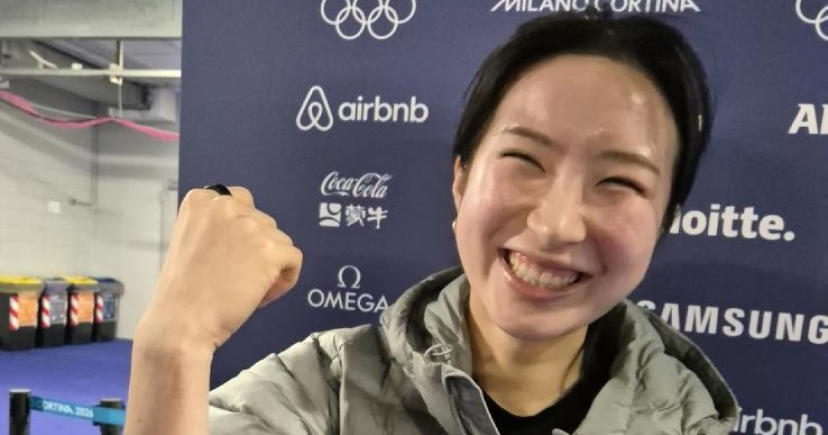 [올림픽] 충돌 부상 김길리, 밝은 표정으로 훈련 "아무 이상 없어"