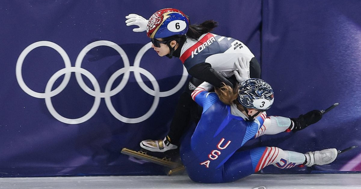 中 언론이 바라본 한국 쇼트트랙의 충돌 탈락..."반복되는 논란. 제도적 보완 필요"