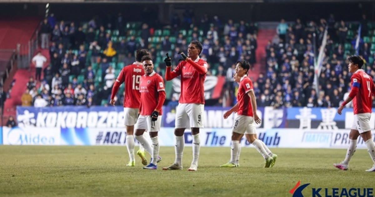 '조르지 동점골' 포항, ACL2 16강 1차전서 감바 오사카와 무승부