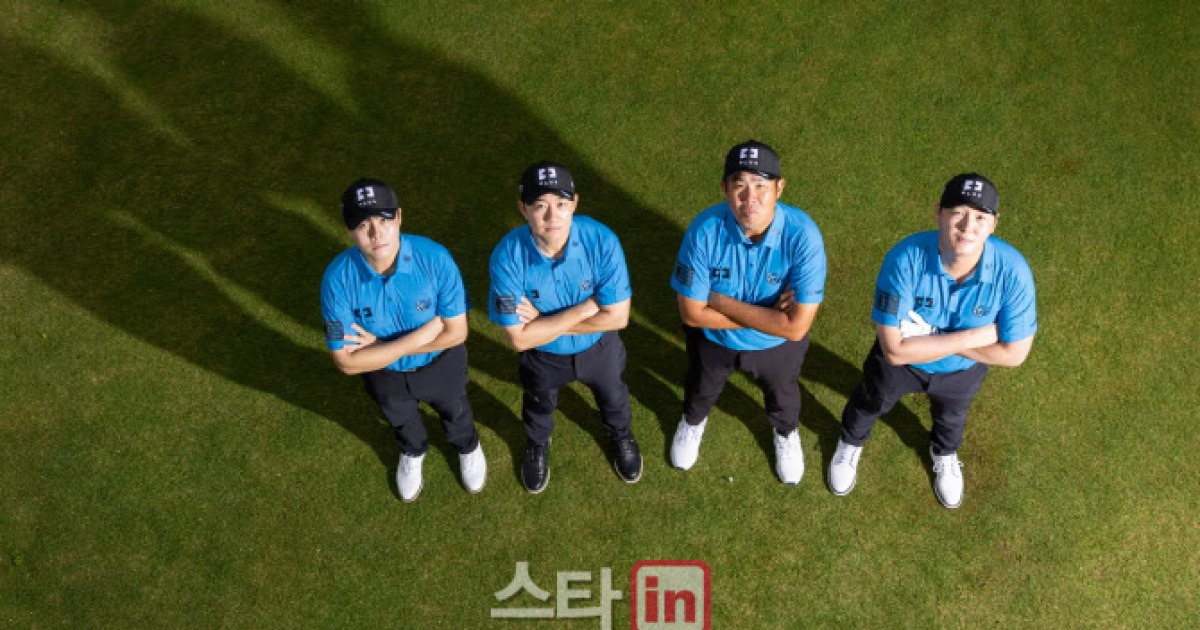 코리안GC, 하루 만에 꼴찌 탈출..16언더파 합작 단체전 10위 도약