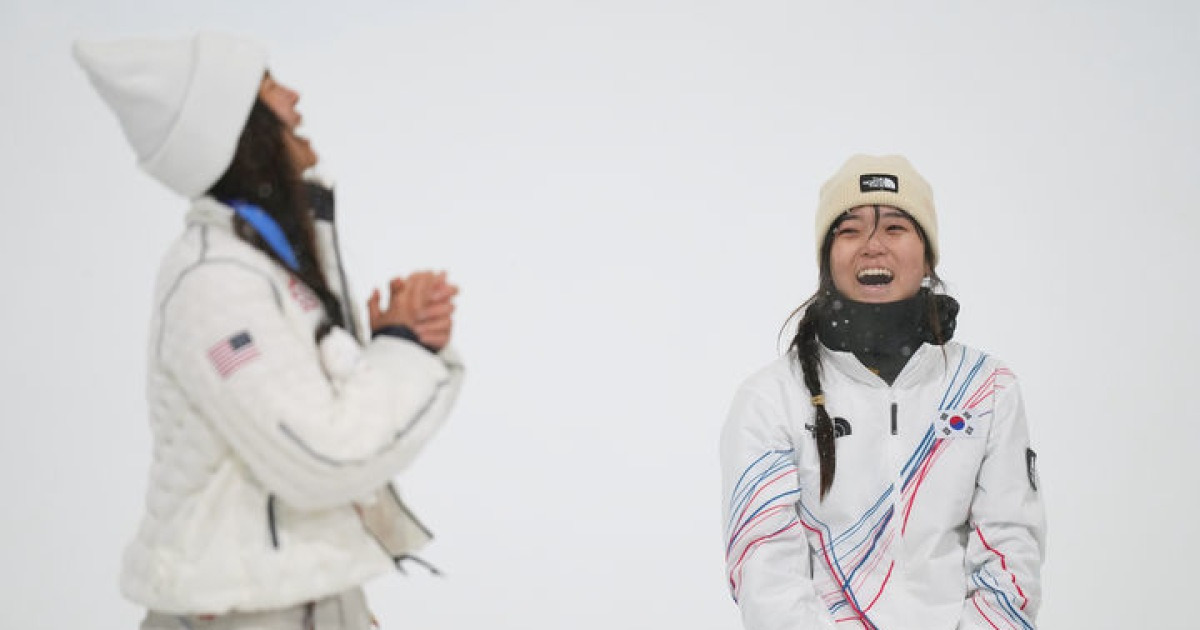 '3연패' 놓친 클로이 김, 최가온 향해 "정말 자랑스러워"[2026 동계올림픽]